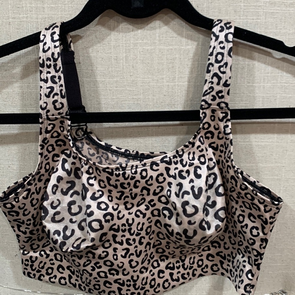 Ruby Ribbon Original Demiette. Size 34, cheetah print, sample never worn